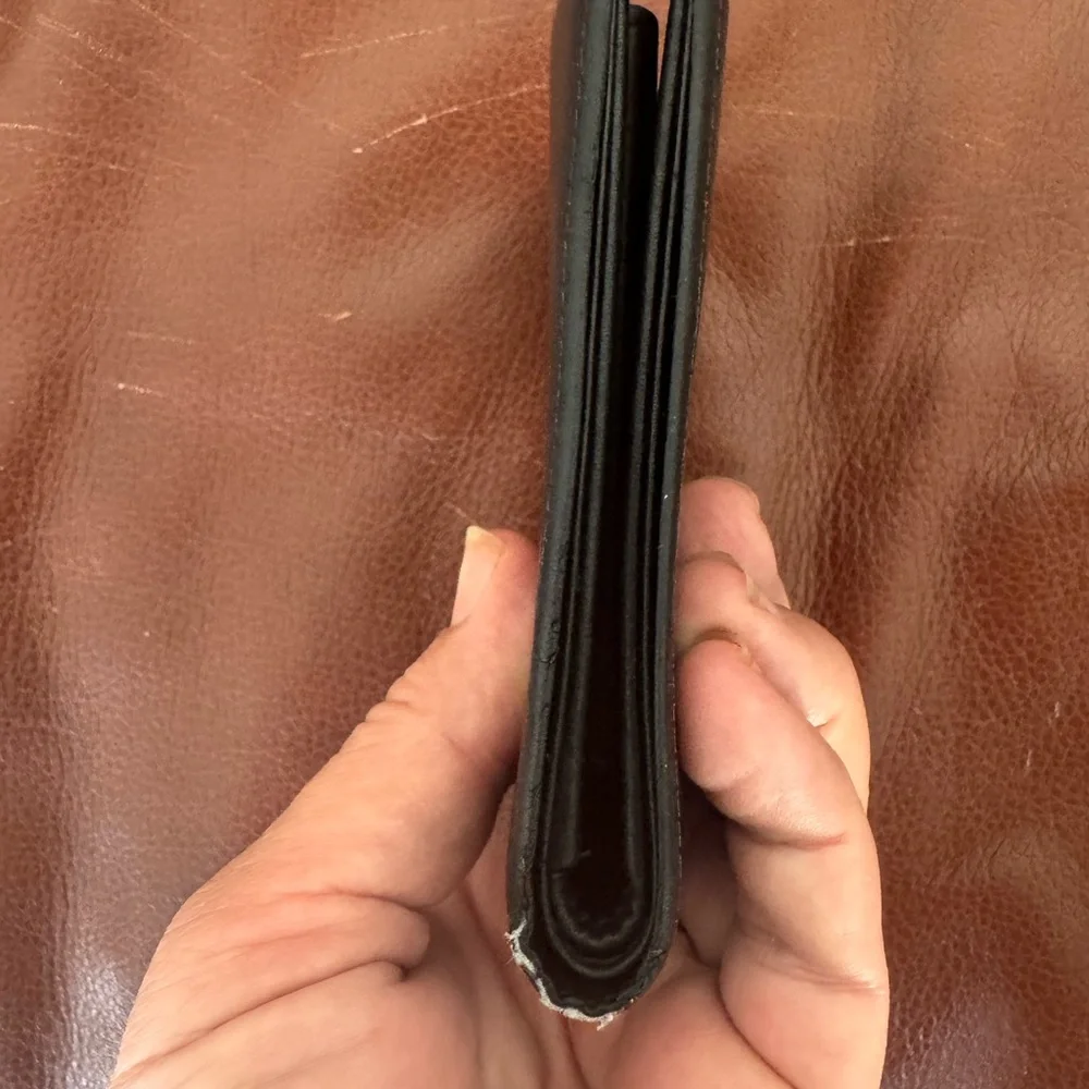 Black Leather Bifold